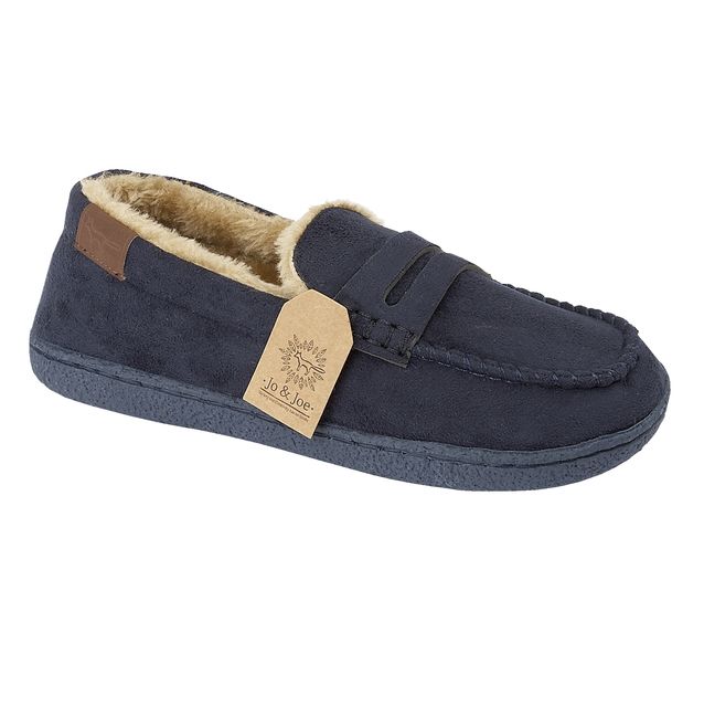 Begg Exclusive New Hampshire Navy Mens slippers 8677-70